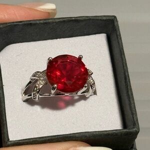 Sterling Silver Vintage Ring Sz 8